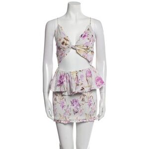 Floral Print Mini Dress - V. Chapman size 0